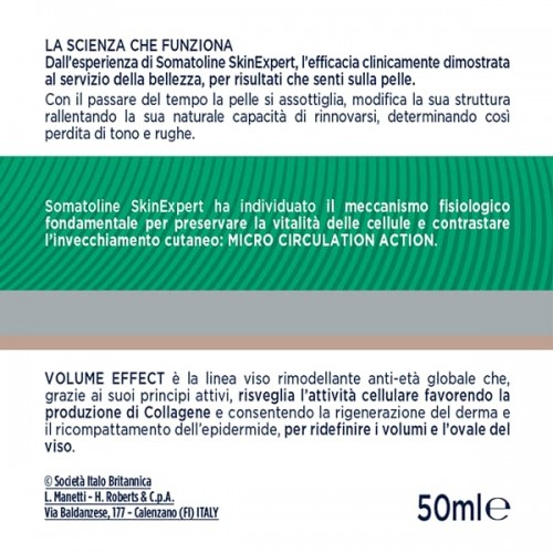 Somatoline Volume Effect Crema Riparatrice Notte 50 ml