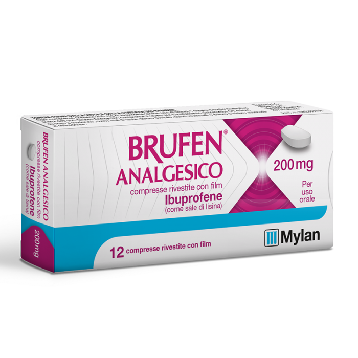 Brufen analgesico 200 mg 12 compresse