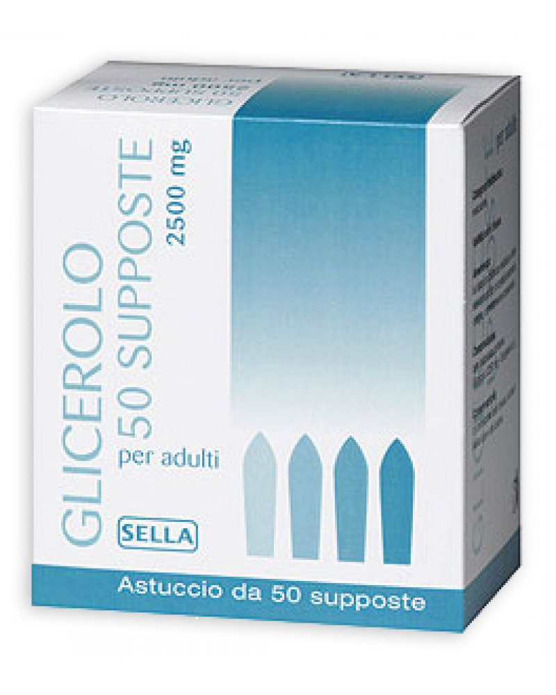 Glicerolo adulti 50 Supposte 2250 mg