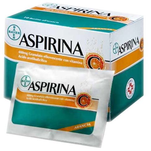 Aspirina C Granulato 10 Bustine 400 mg Arancia
