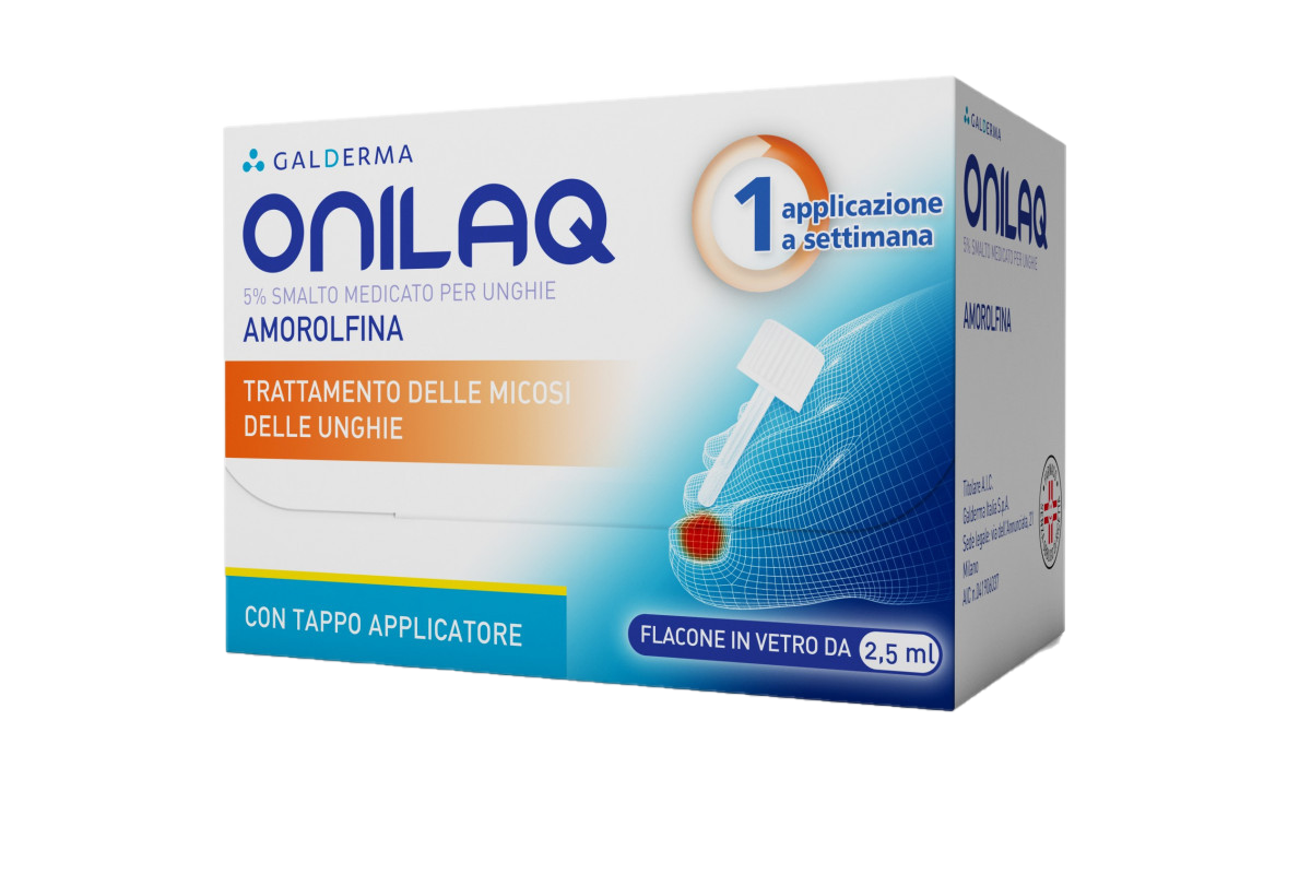 Onilaq Smalto Medicato Per Unghie 2,5ml + Tappo Applicatore