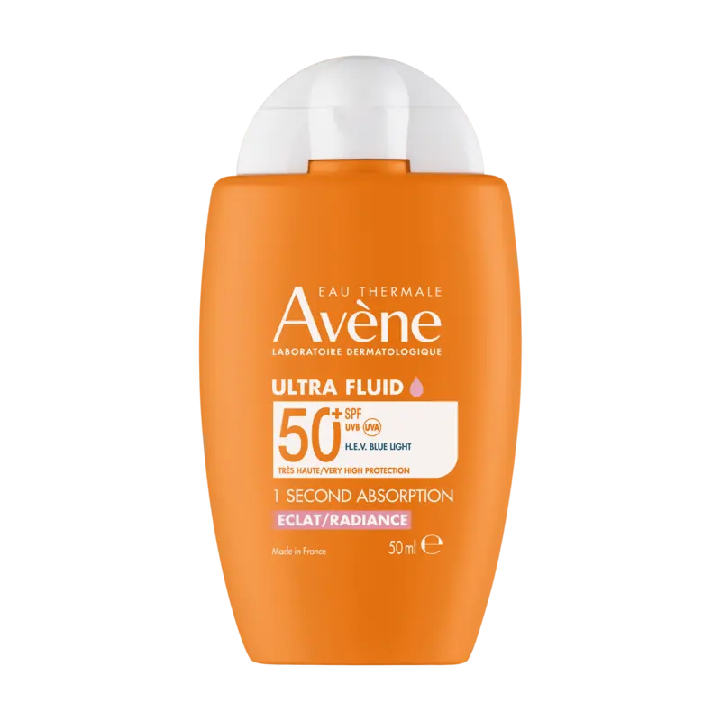 Eau thermale avene solare ultra fluid luminosita' spf 50+ 50 ml