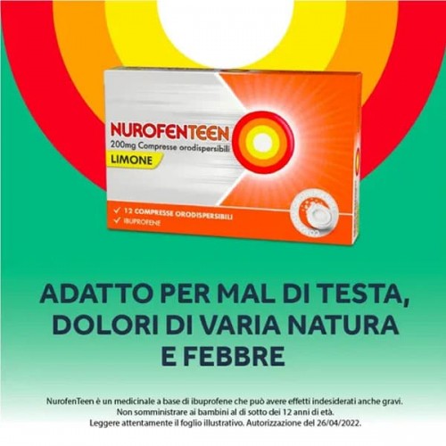 Nurofenteen Limone 12 Compresse Orodispersibili