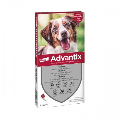 Advantix Spot On Cani 10-25 Kg 4 Pipette