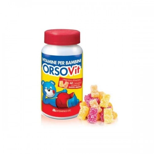 Orsovit Caramelle Gommose Vitamina Bambini 60pz