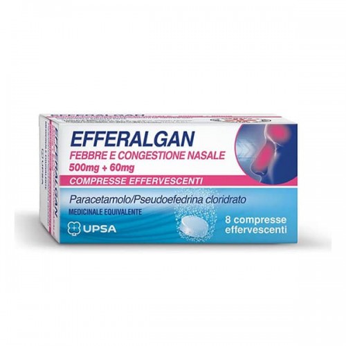 Efferalgan Febbre E Congestione Nasale 8 Compresse