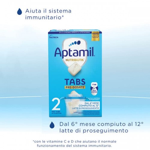 Aptamil Nutribiotik 1 Tabs Pre-Dosate Latte per Lattanti 21