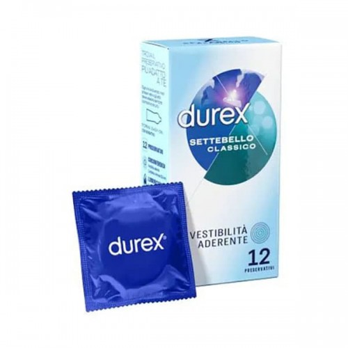 Durex Settebello Classico Vestibilità Aderente 12 pz