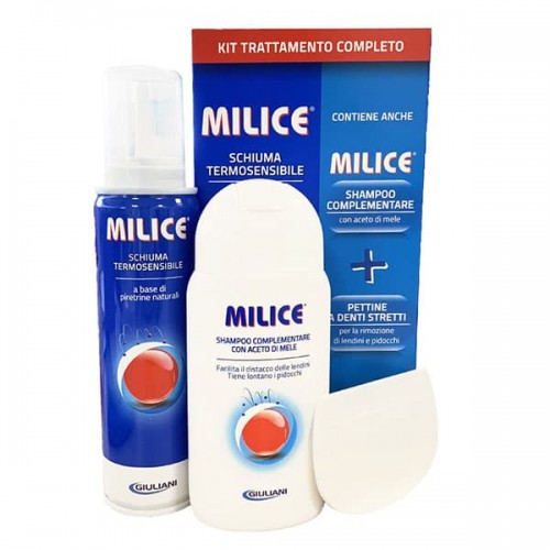 Milice Multipack - Mousse + Shampoo Trattamento Antipidocchi