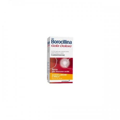 Neoborocillina Gola Dolore Spray 15 ml gusto limone e miele