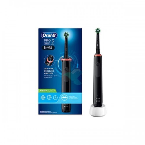 Oral-B Pro 3 Black Spazzolino+2 Refill