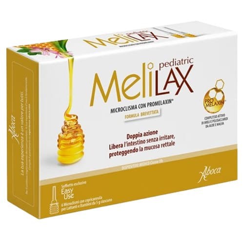 Aboca Melilax Pediatric 6 Microclismi Monouso