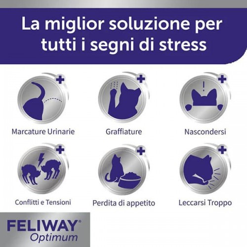 Feliway Optimum Diffusore + Ricarica 48ml