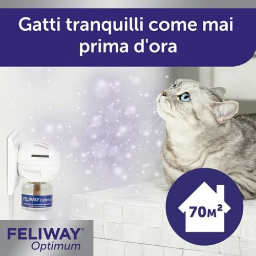 Feliway Optimum Diffusore + Ricarica 48ml