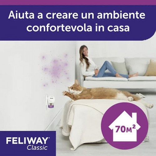 Feliway Classic Diffusore + Ricarica 48ml