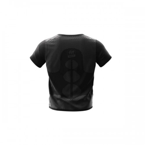 T-shirt fit therapy nero taglia xxl-xxxl