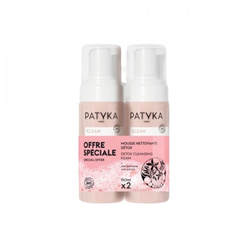 Patyka duo mousses detox clean 2 flaconi da 150 ml