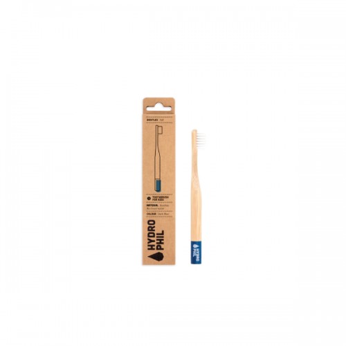 Hydrophil spazzolino bambu' bambini blu setole soft