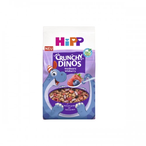 Hipp crunchy dinos frutti di bosco 300 g