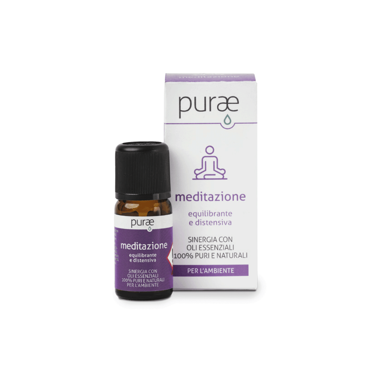 Purae sinergia con oli essenziali meditazione 10 ml