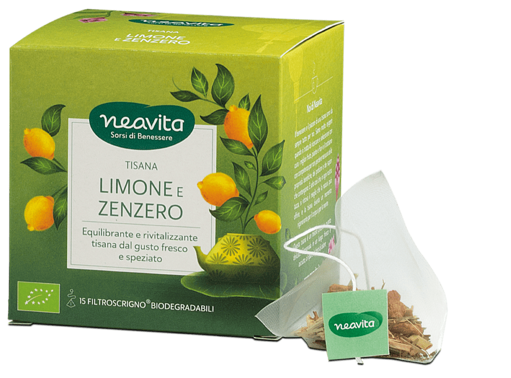 Filtroscrigno limone e zenzero bio 15 filtri x 3 g