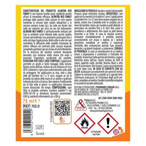 Alontan neo family spray 75 ml icaridina 10%