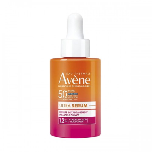 Eau thermale avene solare ultra siero rimpolpa immediatamente spf50+ 30 ml