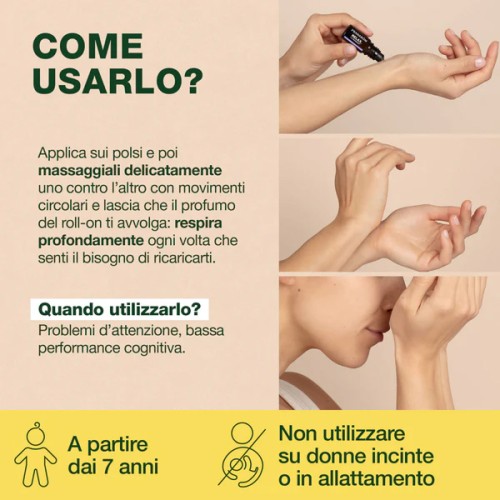 Pranarom aromaboost roll-on focus bio 5 ml