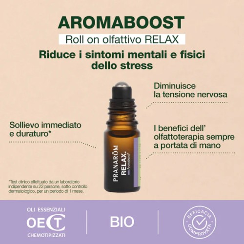 Pranarom aromaboost roll-on relax bio 5 ml