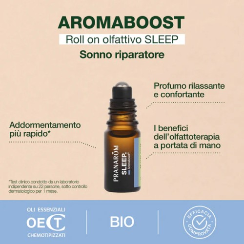 Pranarom aromaboost roll-on sonno bio 5 ml