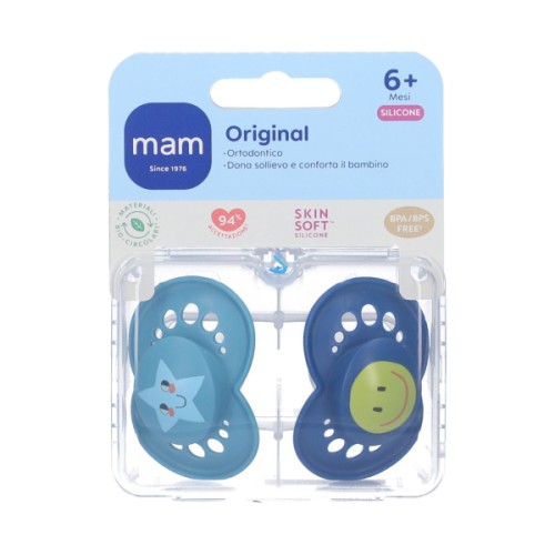 Mam succhietto original 6+ mesi silicone 2 pezzi
