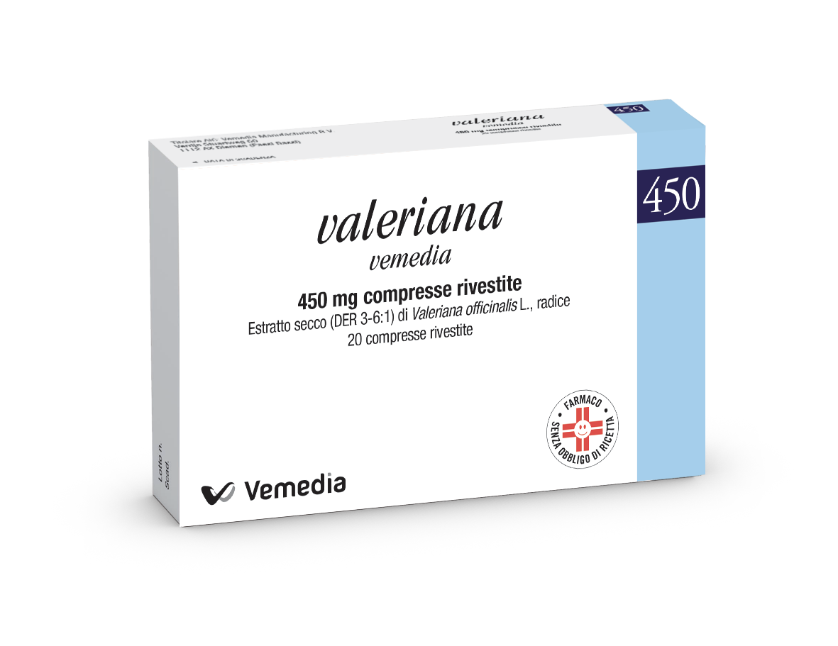 Valeriana vemedia*20 cpr riv 450 mg